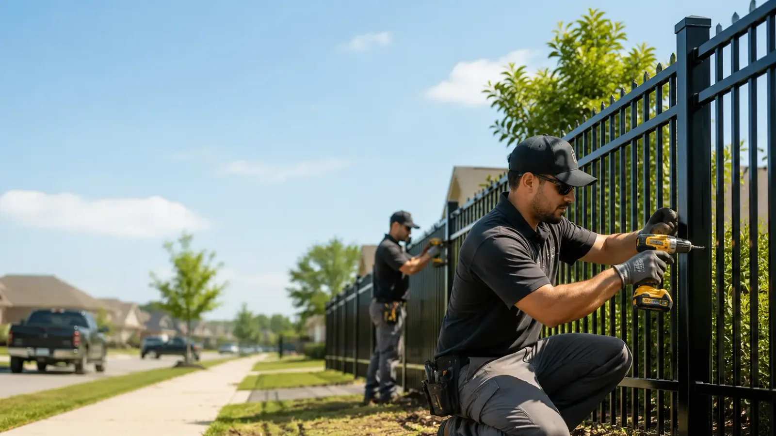 Metal Fence Installation in Oconee, IL